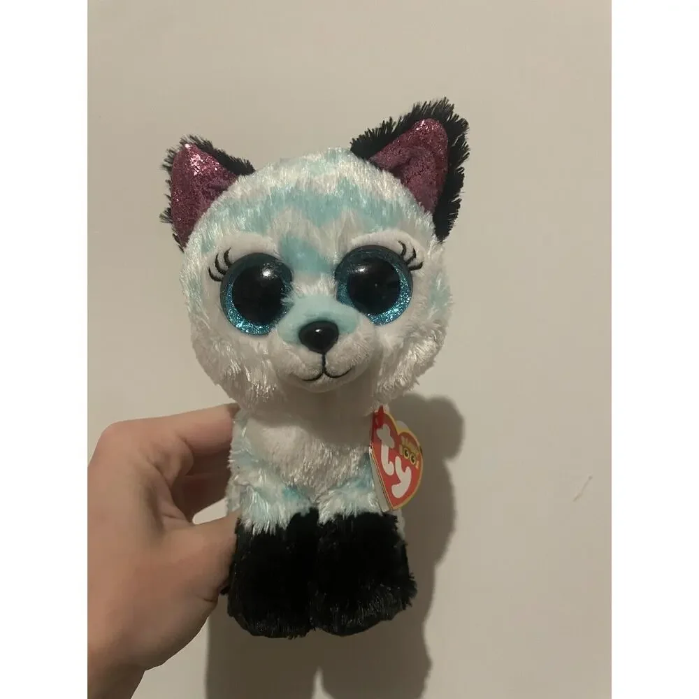 Atlas Fox TY Beanie Boo Childrens Plush Soft Toy Collectible Gift‎ 15cm